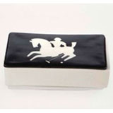 Polo Oblong Trinket Box by Wayland Gregory Ceramics | Gracious Style