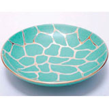 Giraffe Print Green Bullet Bowl by Wayland Gregory Ceramics | Gracious Style