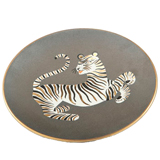 Tiger Brown Bullet Bowl by Wayland Gregory Ceramics | Gracious Style