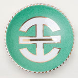 Asia Green Bullet Bowl by Wayland Gregory Ceramics | Gracious Style