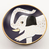 Elephant Purple Bowl by Waylande Gregory | Gracious Style