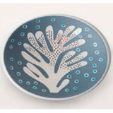 Coral Blue Bullet Bowl by Wayland Gregory Ceramics | Gracious Style