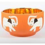 Elephant Orange Chubby Bowl by Wayland Gregory Ceramics | Gracious Style