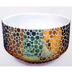 Gold Dot Chubby Bowl by Wayland Gregory Ceramics | Gracious Style