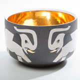 Elephant Grey Chubby Bowl by Wayland Gregory Ceramics | Gracious Style