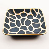 Giraffe Print Blue/White Tray by Wayland Gregory Ceramics | Gracious Style