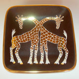 Double Giraffe Tray by Wayland Gregory Ceramics | Gracious Style