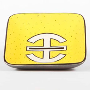 Asia Yellow Tray by Wayland Gregory Ceramics | Gracious Style