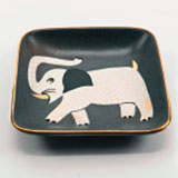 Elephant Gray Tray by Wayland Gregory Ceramics | Gracious Style
