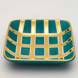 Grid Blue Tray by Wayland Gregory Ceramics | Gracious Style
