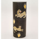 Leopard Brown Vase by Wayland Gregory Ceramics | Gracious Style