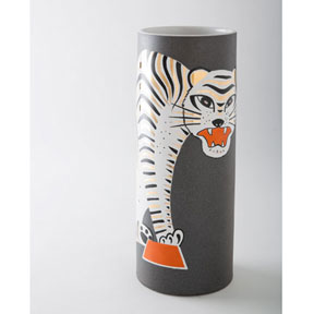 Tiger Brown Vase by Wayland Gregory Ceramics | Gracious Style