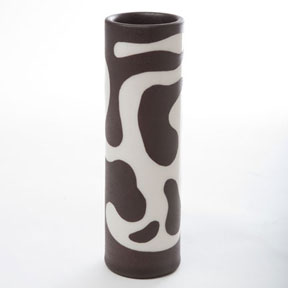 Lava Black Vase by Wayland Gregory Ceramics | Gracious Style
