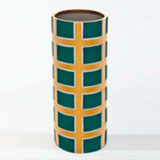 Grid Turquoise Umbrella Stand by Wayland Gregory Ceramics | Gracious Style
