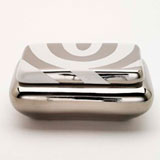 Mod Zebra Platinum Curved Box by Wayland Gregory Ceramics | Gracious Style