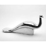 Peacock Platinum Sculpture by Wayland Gregory Ceramics | Gracious Style