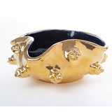 Gold Artifact Ashtray by Wayland Gregory Ceramics | Gracious Style