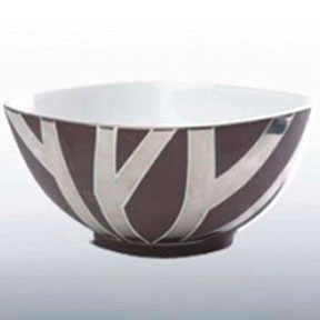 Zebra Pasta Bowl by Wayland Gregory Ceramics | Gracious Style