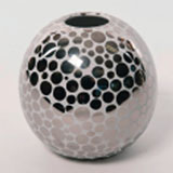 Platinum Dot Globe Vase by Wayland Gregory Ceramics | Gracious Style