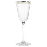 Classic Banded Platinum Stemware | Gracious Style