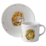 Wedgwood Peter Rabbit Christening Baby Dishes | Gracious Style