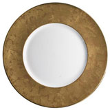 Jaune de Chrome Feuille Gold Dinnerware | Gracious Style