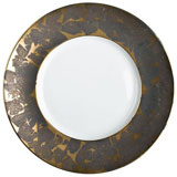 Jaune de Chrome Feuille Black Dinnerware | Gracious Style