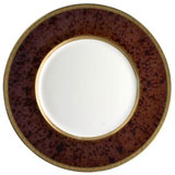 Jaune de Chrome Tortoise Gold Incrustation Dinnerware | Gracious Style