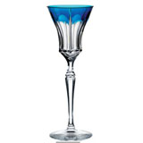 Saverne Marquise Blue Crystal Stemware | Gracious Style
