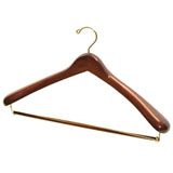 Dark Wood Luxury Suit Hanger | Gracious Style