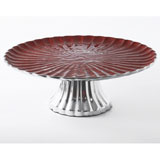 Julia Knight Peony Pomegranate Cake Stand | Gracious Style