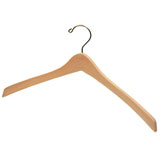Natural Wood Luxury Coat Hanger | Gracious Style
