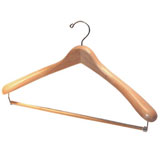 Natural Wood Luxury Suit Hanger | Gracious Style