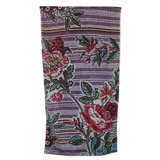 Fresco Indigo Rose Taupe Bath Towels | Gracious Style
