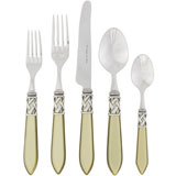 Aladdin Stainless Flatware in Antique Chartreuse | Gracious Style