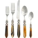 Aladdin Stainless Flatware in Antique Horn | Gracious Style