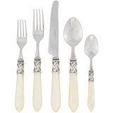 Aladdin Stainless Flatware in Antique Ivory | Gracious Style