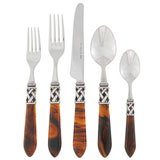 Aladdin Stainless Flatware in Antique Tortoiseshell | Gracious Style