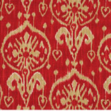 Dinner Napkins - Ikat Red Print Fabric | Gracious Style