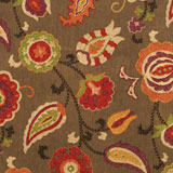 Vietri Nutmeg Modern Paisley Fabric Napkins | Gracious Style