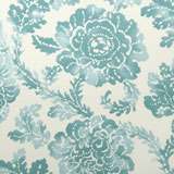 Dinner Napkins - Aqua Blue Abstract Floral Print | Gracious Style