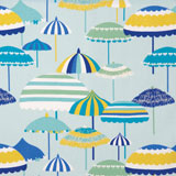 Vietri Aqua Umbrellas Linen Napkins | Gracious Style