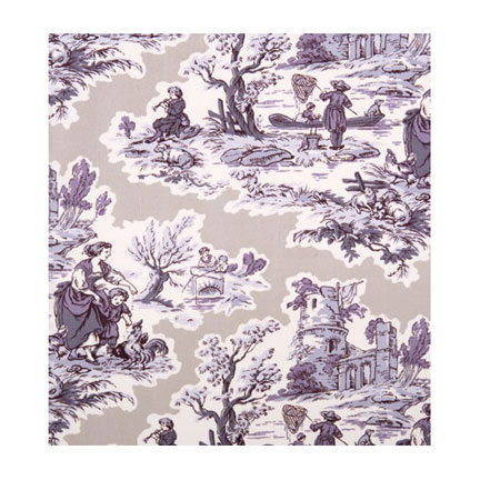 Purple Toile