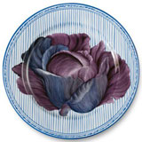 Potager Blue Dinnerware by Alberto Pinto | Gracious Style