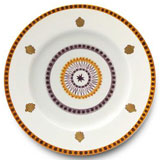 Agra Orange Dinnerware by Alberto Pinto | Gracious Style