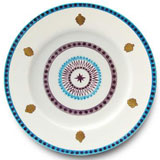 Agra Blue Dinnerware by Alberto Pinto | Gracious Style
