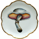 Anna Weatherley Mushrooms Canape Plates | Gracious Style