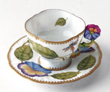 Leaf Flower Handle Cup and Saucer | Gracious Style
