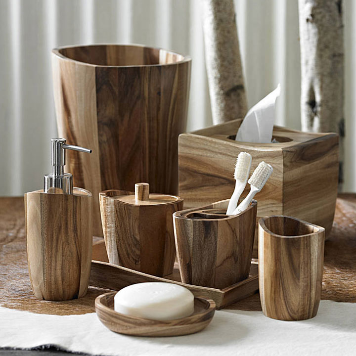 Wooden bathroom accessories australia