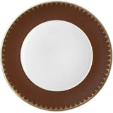 Limoges Porcelain Dishes from L'Objet - Aegean Filet Chocolate | Gracious Style